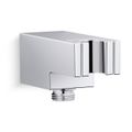 Product Image of Statement Wall Mount Handshower Holder w/ Supply Elbow And Check Valve (Polished Chrome), K-26310-CP