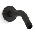Product Image of Statement Shower Arm And Flange (Matte Black), K-26318-BL