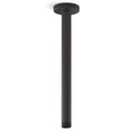 Product Image of Statement 12" Ceiling Mount 1-Function Rainhead Arm And Flange (Matte Black), K-26321-BL