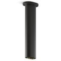 Product Image of Statement 10" Ceiling Mount 2-Function Rainhead Arm And Flange (Matte Black), K-26326-BL