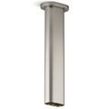 Product Image of Statement 10" Ceiling Mount 2-Function Rainhead Arm And Flange (Vibrant Brushed Nickel), K-26326-BN
