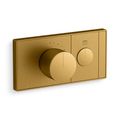 Product Image of Anthem One-outlet Recessed Mechanical Thermostatic Valve Control (Vibrant Brushed Moderne Brass), K-26345-9-2MB