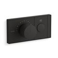 Product Image of Anthem One-outlet Recessed Mechanical Thermostatic Valve Control (Matte Black), K-26345-9-BL