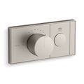 Product Image of Anthem One-outlet Recessed Mechanical Thermostatic Valve Control (Vibrant Brushed Nickel), K-26345-9-BN