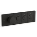 Product Image of Anthem Three-outlet Recessed Mechanical Thermostatic Valve Control (Matte Black), K-26347-9-BL