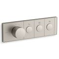 Product Image of Anthem Three-outlet Recessed Mechanical Thermostatic Valve Control (Vibrant Brushed Nickel), K-26347-9-BN