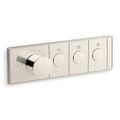 Product Image of Anthem Three-outlet Recessed Mechanical Thermostatic Valve Control (Vibrant Polished Nickel), K-26347-9-SN