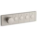 Product Image of Anthem Four-outlet Recessed Mechanical Thermostatic Valve Control (Vibrant Brushed Nickel), K-26348-9-BN