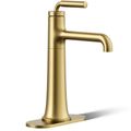 Product Image of Tone Tall Single-handle Bathroom Sink Faucet, 1.2 GPM (Vibrant Brushed Moderne Brass), K-26437-4-2MB