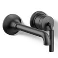 Product Image of Tone Wall Mount Single-handle Bathroom Sink Faucet, 1.2 GPM (Matte Black), K-26438-4-BL