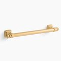 Product Image of Grand 18" Grab Bar (Vibrant Brushed Moderne Brass), K-26550-2MB