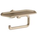 Product Image of Occasion Toilet Paper Holder w/ Tray (Vibrant Brushed Bronze), K-27128-BV