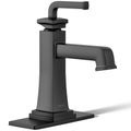 Product Image of Riff Single-handle Bathroom Sink Faucet, 1.2 GPM (Matte Black), K-27400-4-BL