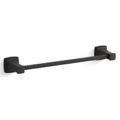 Product Image of Riff 18" Towel Bar (Matte Black), K-27409-BL
