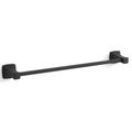 Product Image of Riff 24" Towel Bar (Matte Black), K-27410-BL