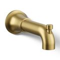 Product Image of Tone Wall Mount Bath Spout w/ Diverter (Vibrant Brushed Moderne Brass), K-27422-2MB