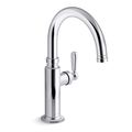 Product Image of Edalyn by Studio McGee Single-handle Bar Sink Faucet (Polished Chrome), K-28357-CP