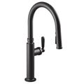 Product Image of Edalyn by Studio McGee Pull-down Kitchen Faucet w/ 3-Function Sprayhead (Matte Black), K-28358-BL