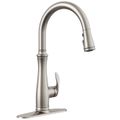 Product Image of Bellera Touchless Pull-down Kitchen Faucet w/ 3-Function Sprayhead (Vibrant Stainless), K-29108-VS