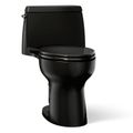 Product Image of Santa Rosa One-piece Compact Elongated Toilet, 1.28 GPF (Black), K-30810-7