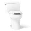 Product Image of Santa Rosa Continuousclean St One-piece Compact Elongated Toilet, 1.28 GPF (White), K-30812-0