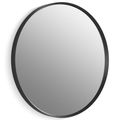 Product Image of Essential 22" Round Framed Mirror (Matte Black), K-31367-BLL