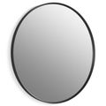 Product Image of Essential 32" Round Framed Mirror (Matte Black), K-31368-BLL