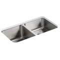 Product Image of Undertone 31-1/2" Undermount Double-bowl Kitchen Sink (Stainless Steel), K-3351-NA