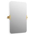 Product Image of Castia 20" X 30" Rectangular Mirror (Vibrant Brushed Moderne Brass), K-34969-2MB