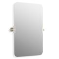Product Image of Castia 20" X 30" Rectangular Mirror (Vibrant Brushed Nickel), K-34969-BN
