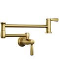 Product Image of Wall Mount Pot Filler (Vibrant Brushed Moderne Brass), K-35744-2MB
