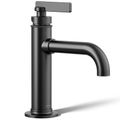 Product Image of Castia Single-handle Bathroom Sink Faucet, 1.0 GPM (Matte Black), K-35907-4K-BL