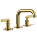 Product Image of Castia Widespread Bathroom Sink Faucet, 0.5 GPM (Vibrant Brushed Moderne Brass), K-35908-4N-2MB