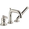 Product Image of Castia Deck Mounted Bath Faucet w/ Handshower (Vibrant Polished Nickel), K-35913-4-SN