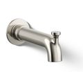 Product Image of Castia Wall Mount Bath Spout w/ Diverter (Vibrant Polished Nickel), K-35923-SN