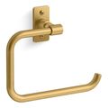 Product Image of Castia Towel Ring (Vibrant Brushed Moderne Brass), K-35928-2MB