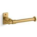Product Image of Castia Toilet Paper Holder (Vibrant Brushed Moderne Brass), K-35929-2MB
