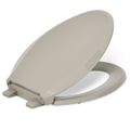 Product Image of Cachet Readylatch Quiet-close Elongated Toilet Seat (Sandbar), K-4636-RL-G9