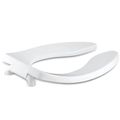 Product Image of Lustra Commercial Elongated Toilet Seat w/ Antimicrobial Agent And Check Hinge (White), K-4666-CA-0