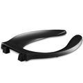 Product Image of Stronghold Elongated Toilet Seat w/ Integrated Handle And Self-sustaining Check Hinge (Black), K-4731-SC-7