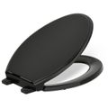 Product Image of Glenbury Readylatch Quiet-close Elongated Toilet Seat (Black), K-4733-RL-7