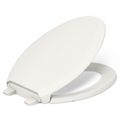 Product Image of Rutledge Readylatch Quiet-close Elongated Toilet Seat (Biscuit), K-4734-RL-96