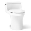 Product Image of San Souci Hidden Cord One-piece Compact Elongated Toilet w/ Concealed Trapway, 1.28 GPF Toilet (White), K-5172-HC-0