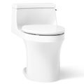 Product Image of San Souci One-piece Compact Elongated Toilet w/ Concealed Trapway, 1.28 GPF (White), K-5172-RA-0