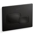 Product Image of Cue Flush Actuator Plate For 2"x 4" In-wall Tank And Carrier System (Black), K-5413-7