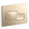 Product Image of Cue Flush Actuator Plate For 2"x 4" In-wall Tank And Carrier System (Vibrant French Gold), K-5413-AF