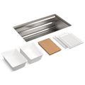 Product Image of Prolific 33" Undermount Single-bowl Workstation Kitchen Sink (Stainless Steel), K-5540-NA
