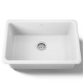 Product Image of Iron/Tones 27" Top-/undermount Single-bowl Kitchen Sink (White), K-5708-0