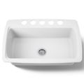 Product Image of Cape Dory 33" Undermount Single-bowl Kitchen Sink (White), K-5864-5U-0