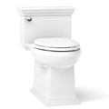 Product Image of Memoirs Stately One-piece Compact Elongated Toilet w/ Skirted Trapway, 1.28 GPF (White), K-6428-0